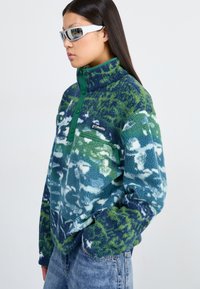 Columbia HELVETIA™ PRINTED HALF SNAP - Fleece jumper - everblue sisters/rain forest