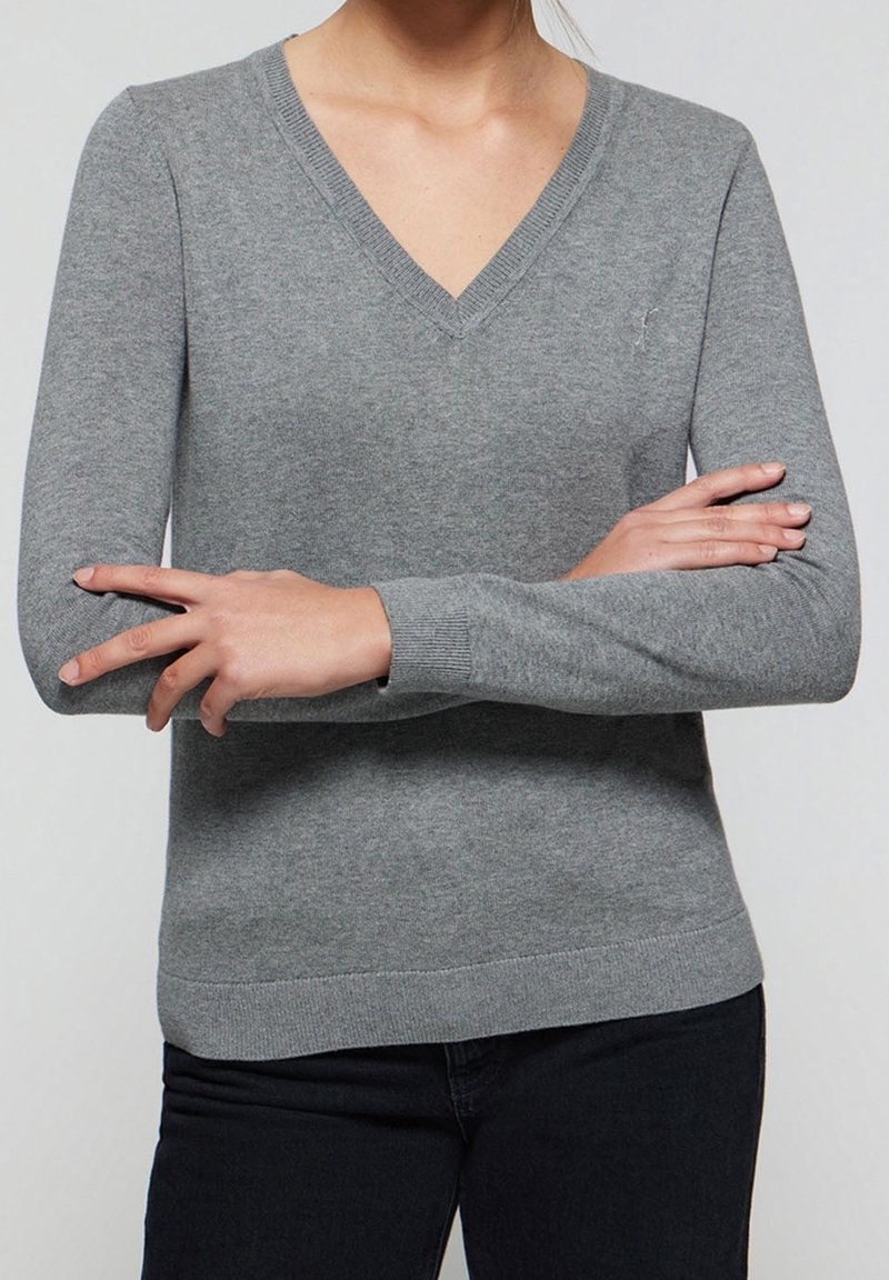 Polo Club Pullover - grey