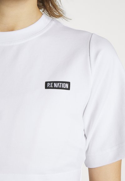 P.E Nation VOLLEY TEE - Μπλουζάκι με στάμπα - optic white