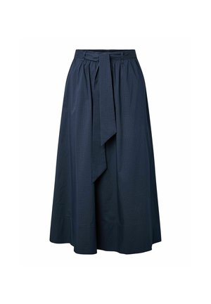 YAS, MAXI SKIRT YASLEONA HW - Μάξι φούστα - navy blazer