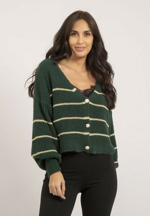 RAYURES KONE - Gilet - vert foret