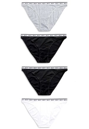 Next RICH LOGO KNICKERS FOUR PACK  - Tange - black