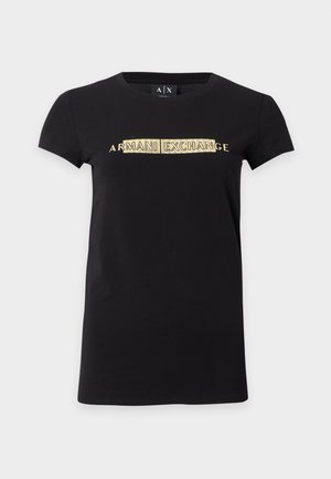 Armani Exchange, T-shirt imprimé - black