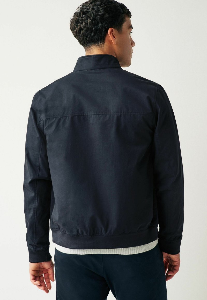 Blouson Bomber NEXT Pour Garçon - Taille 12 Ans (152 Cm) - Rayé Bleu Marine - Occasion Très Bon État