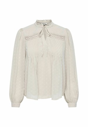 ONLY, OBERTEIL MIT LANGEN ÄRMELN DETAILREICHES - Blouse - pumice stone