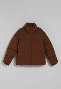 Bershka Gewatteerde jas - brown