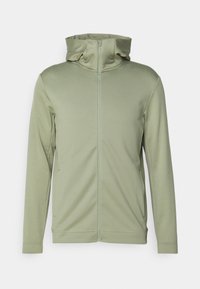 RIDER TECH ZIP HOOD - Fleece jacket - limit green