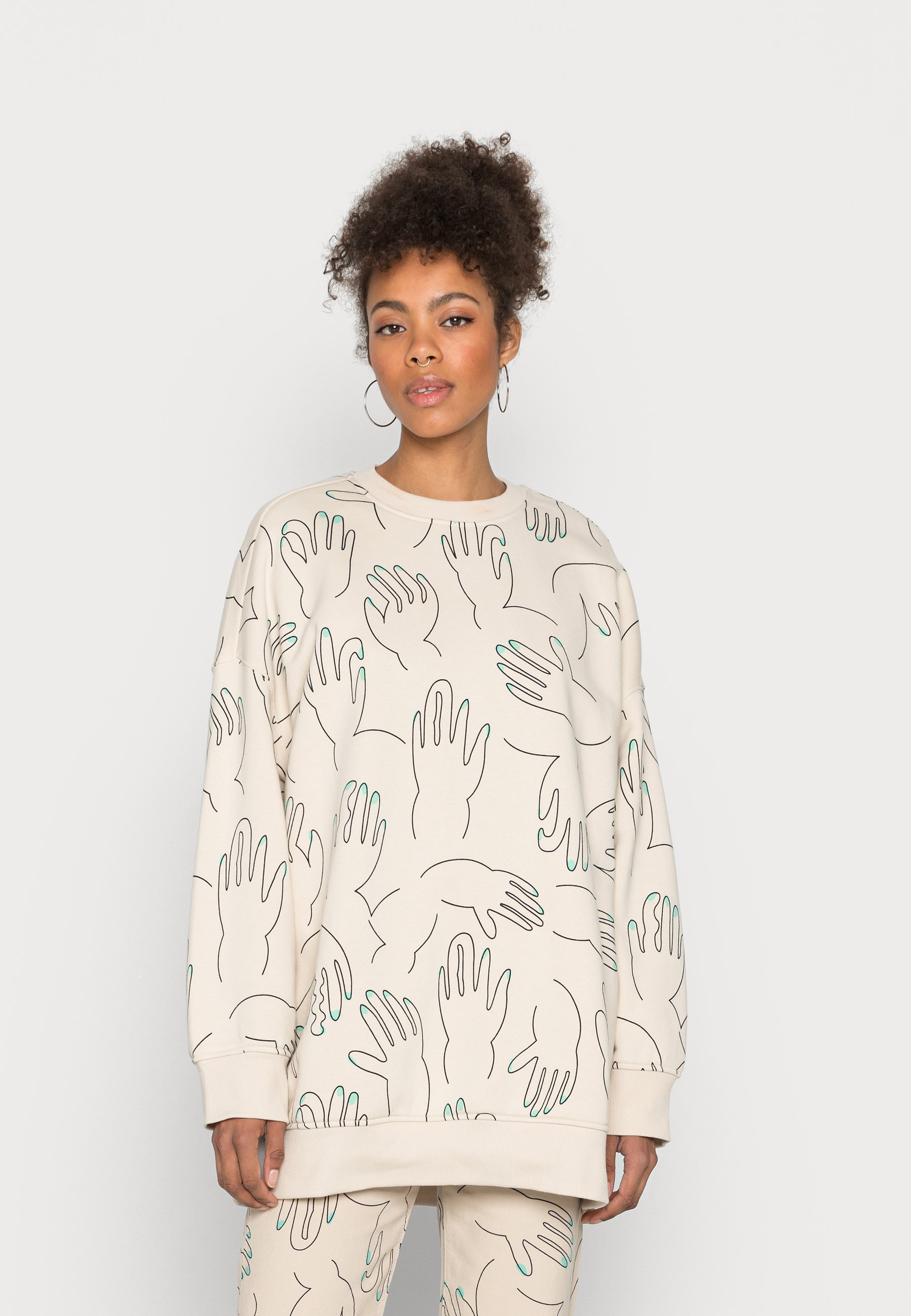 Monki Sudadera - beige dusty light/beige - Zalando.es