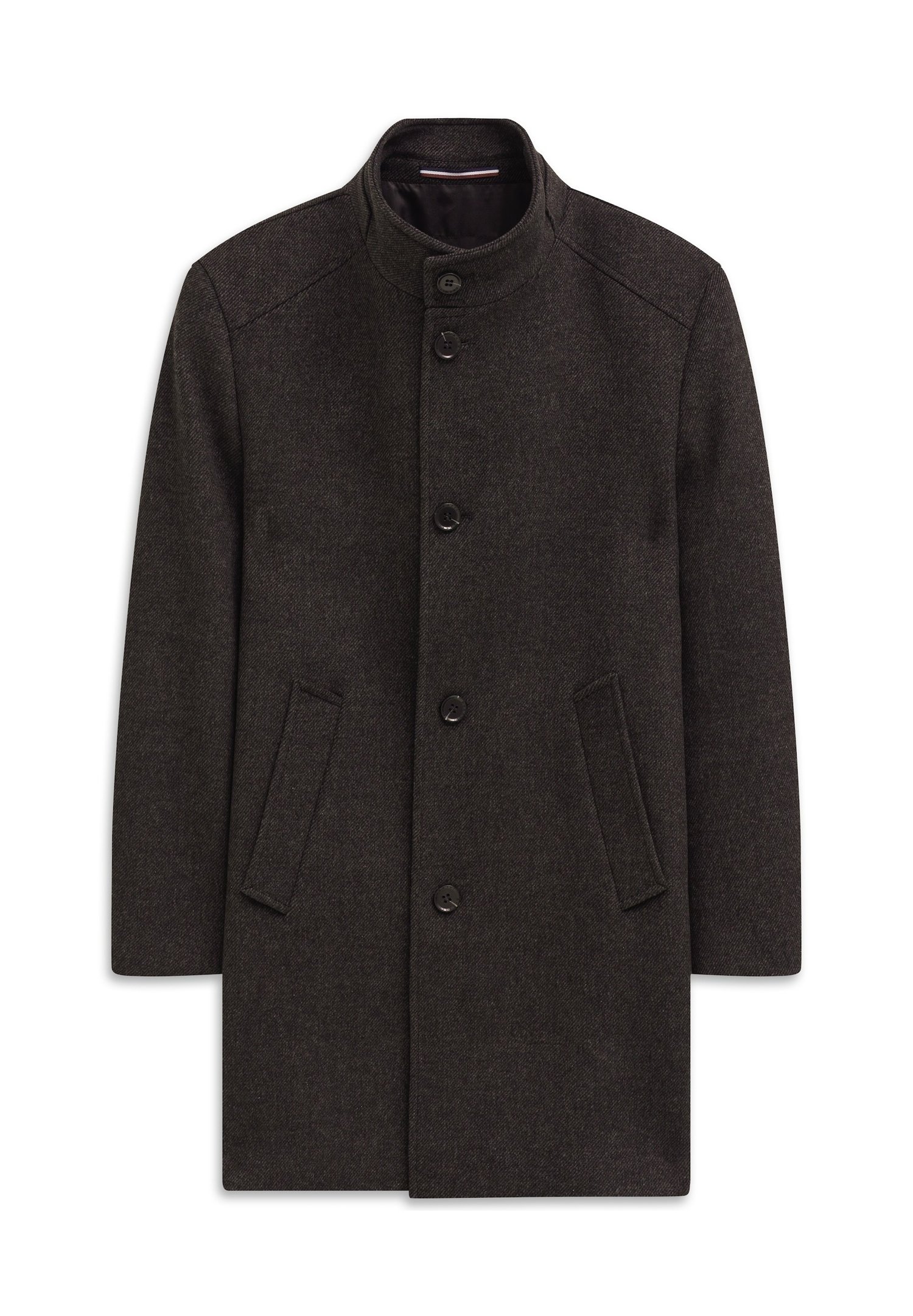 bugatti STEHKRAGEN MODERN FIT - Classic coat - dunkelgrau/dark