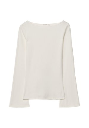 Stradivarius BASIC BELL SLEEV - T-shirt à manches longues - beige