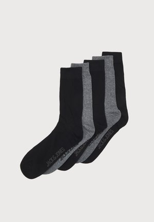 JACJENS 10 PACK - Ponožky - dark grey melange