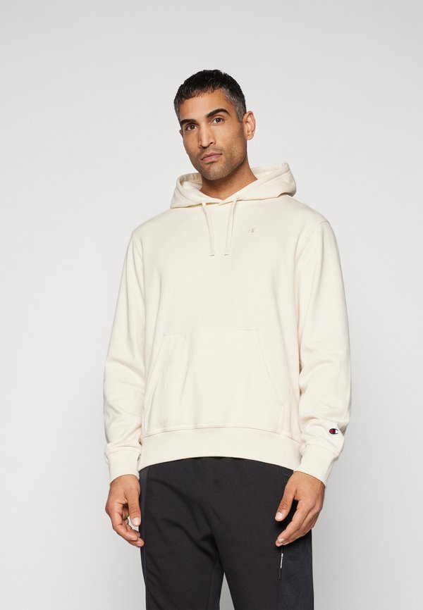 ICONS HOODIE WITH SMALL TONAL LOGO - Hoodie - beige