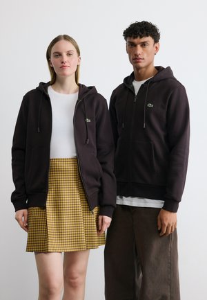UNISEX - Sweat zippé - dark brown
