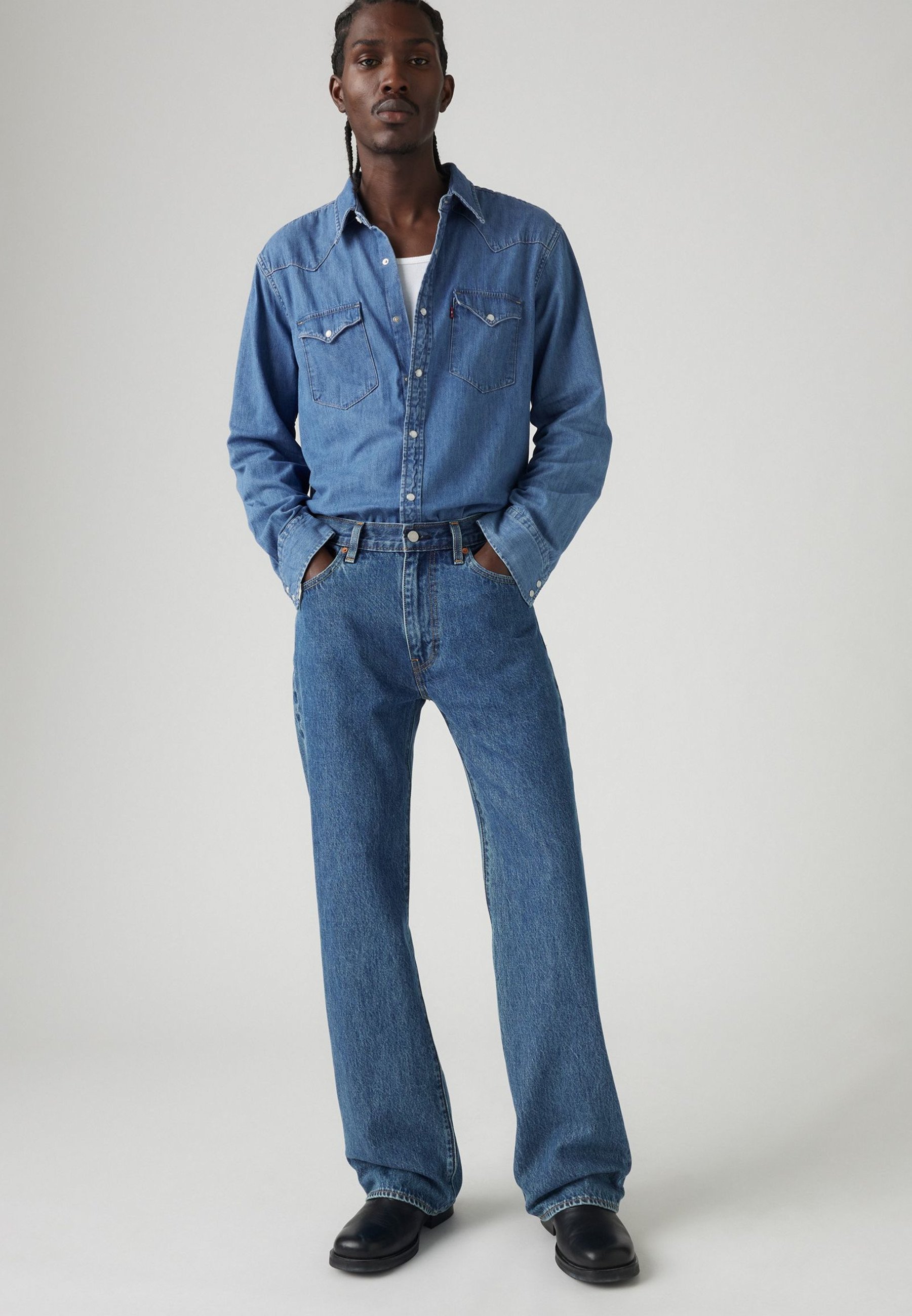 Levi's® 567® RELAXED FLARE - Blugi loose fit - made for tv/denim