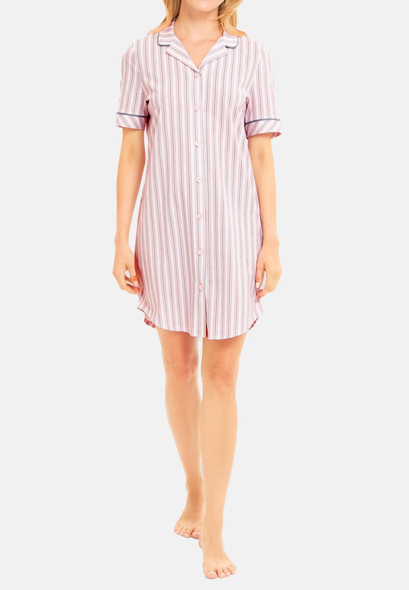 Reserved - Camicia da notte in misto cotone biologico. Donna