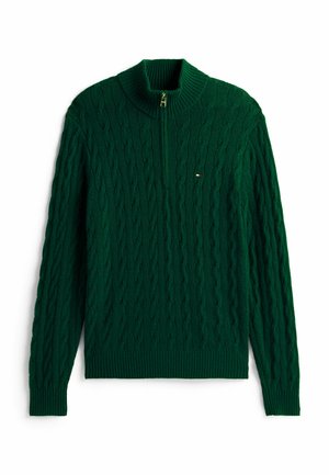 Tommy Hilfiger, Striktrøje - ornamental green heather