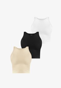 Ausgewählt, beige schwarz weiß