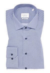 Eterna PRINT-HEMD - MODERN FIT - Overhemd - blau