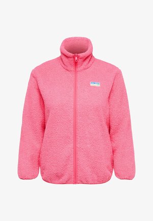 ONLY Carmakoma, TEDDY JACKET CAREVA TEDDY JACKET - Veste polaire - pink lemonade