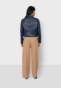 Oakwood ODESSA - Chaqueta de cuero - navy blue