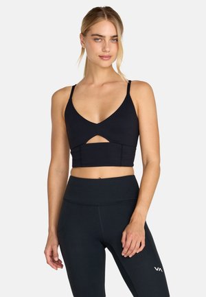 SIDELINES - 23WS021600 - Sport-bh met light support - blk