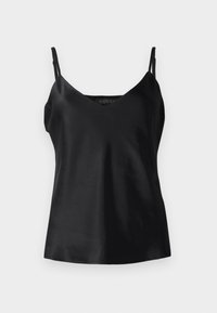 ANASTASIA TANK - Linne - jet black