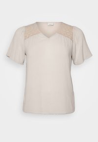 CARSELASI LIFE V NECK  - Bluse - pumice stone