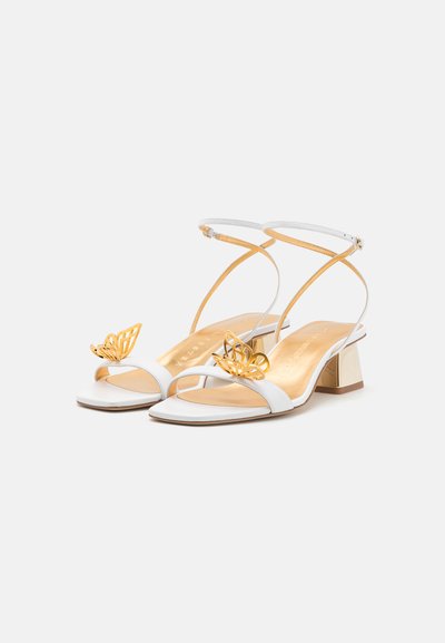 Sophia Webster MARIPOSA - Sandals - white/gold