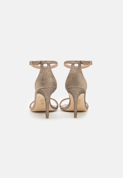 Stuart Weitzman NUNAKEDCURVE - Sandály na vysokém podpatku - adobe