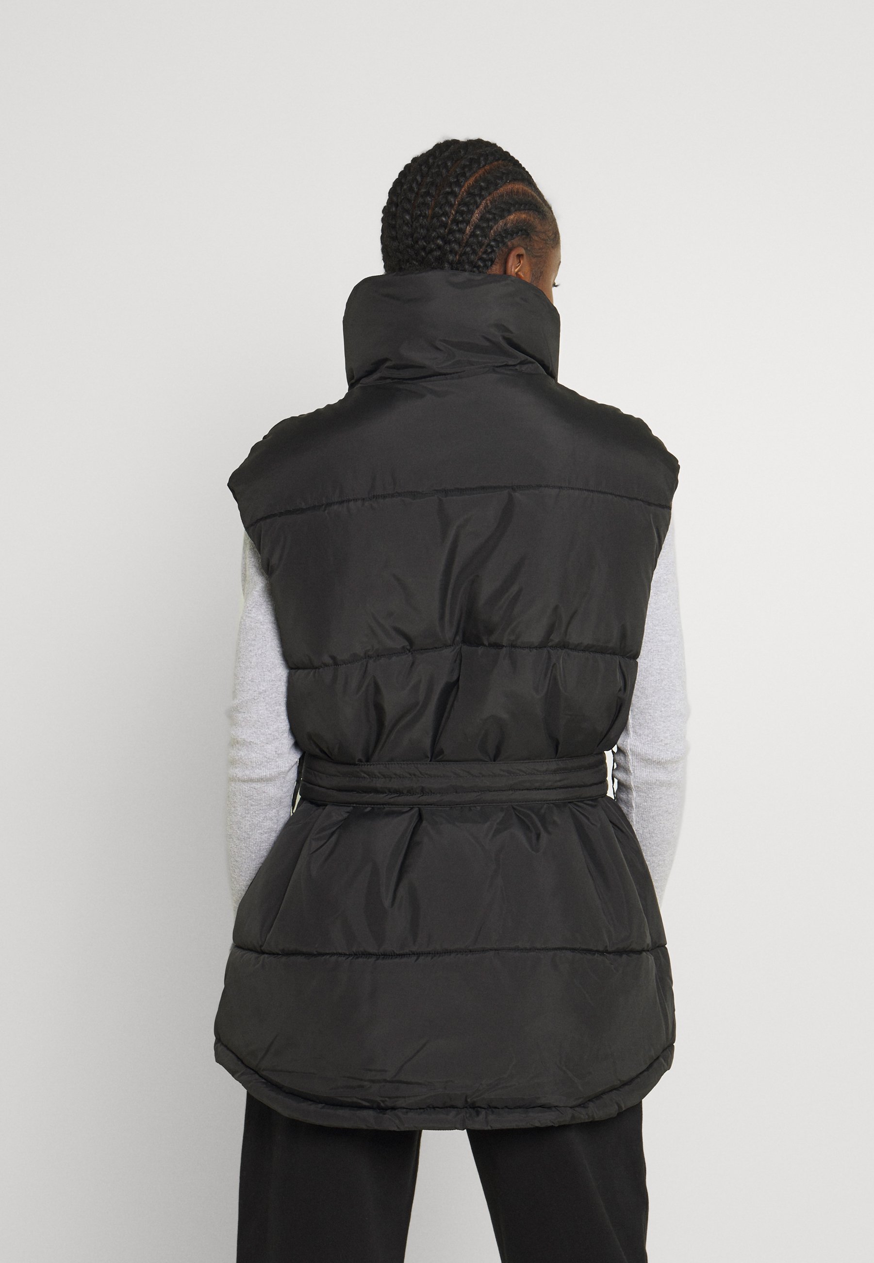 oversized puffy vest