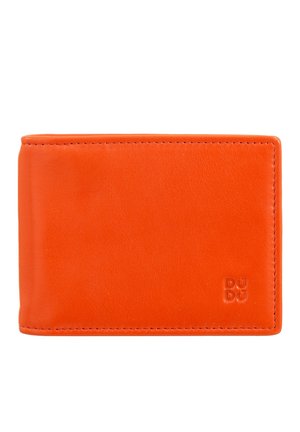 CON CLIP FERMASOLDI  PICCOLO SOTTILE CON PROTEZIONE RFID - Wallet - arancio