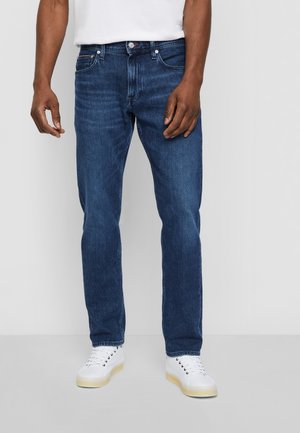 Jeans straight leg - dark-blue denim