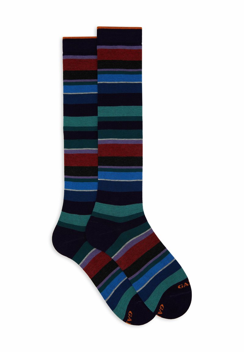 Gallo WITH STRIPES - Knee high socks - uva iris