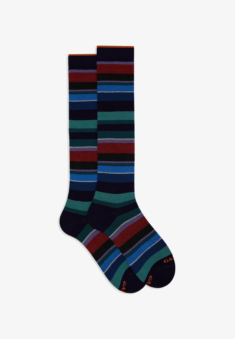 Gallo WITH STRIPES - Knee high socks - uva iris