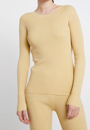 Pullover - gold-coloured