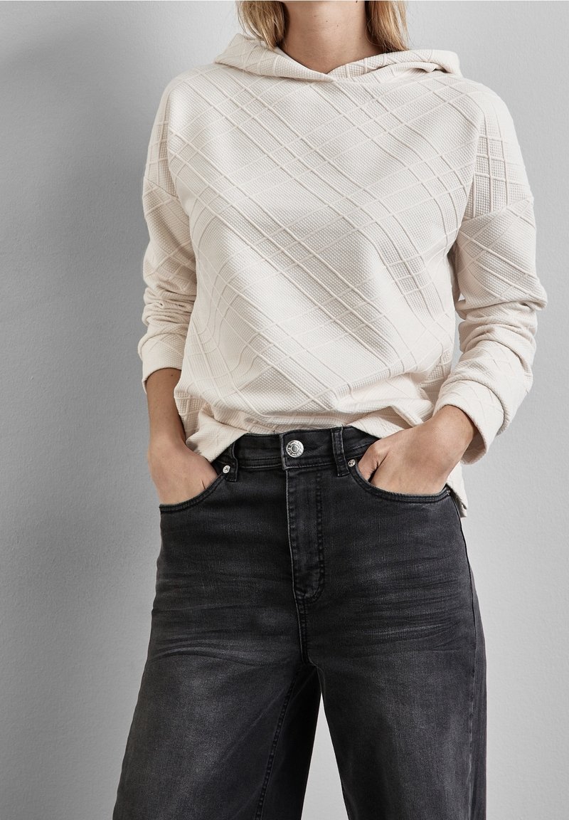 Street One Kapuzenpullover - beige