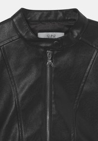 Patrizia Pepe BIKER ECOPELLE MINIME - Giacca in similpelle - black