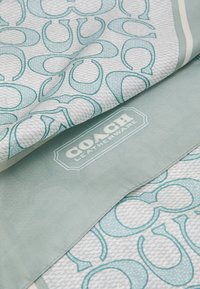 COACH VINTAGE SIGNATURE PRINTED SQUARE - Lenço - aqua