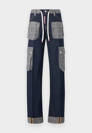 Relaxed fit jeans - navy blue