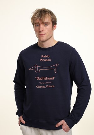 Henry Tiger, APOH LONDON PICASSO SAUSAGE DOG - Sweatshirt - oxford navy