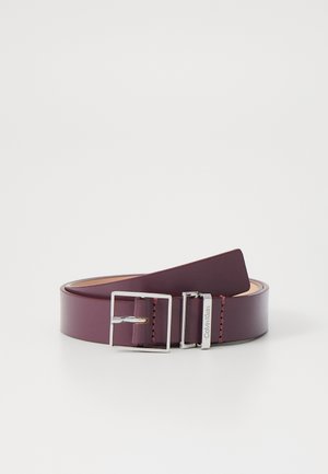 Calvin Klein MUST SQUARE BUCKLE BELT  - Riem - vineyard wine