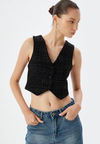 Koton CROP - Chaleco - black