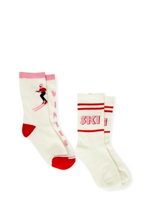WERY 2 PACK - Chaussettes - ecru