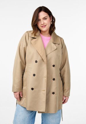 MIT GÜRTEL - Trenchcoat - coriander