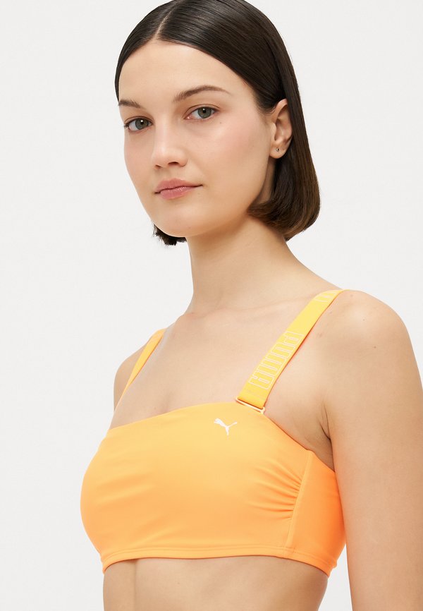 SWIM WOMEN BANDEAU - Bikini top - sun orange3