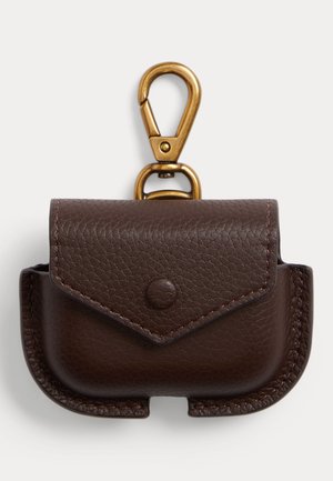Polo Ralph Lauren, PEBBLED LEATHER AIRPODS PRO 3 CASE - Други аксесоари - dark brown