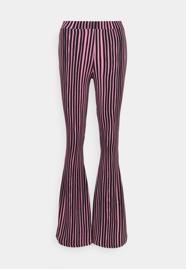 Broek - pink/black