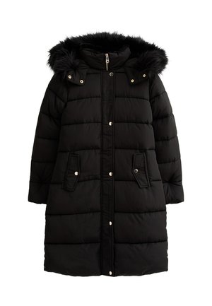 HOODED TIERED LONGLINE PUFFER  - Wintermantel - black