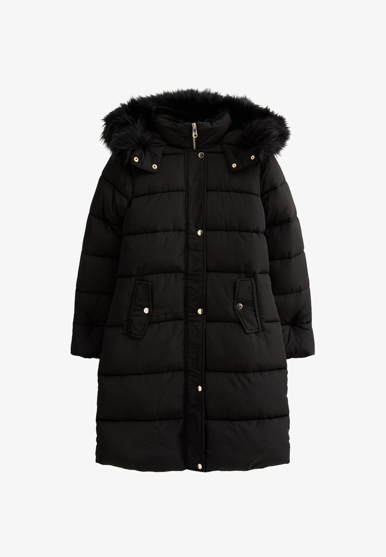 New Look HOODED TIERED LONGLINE PUFFER Abrigo de invierno