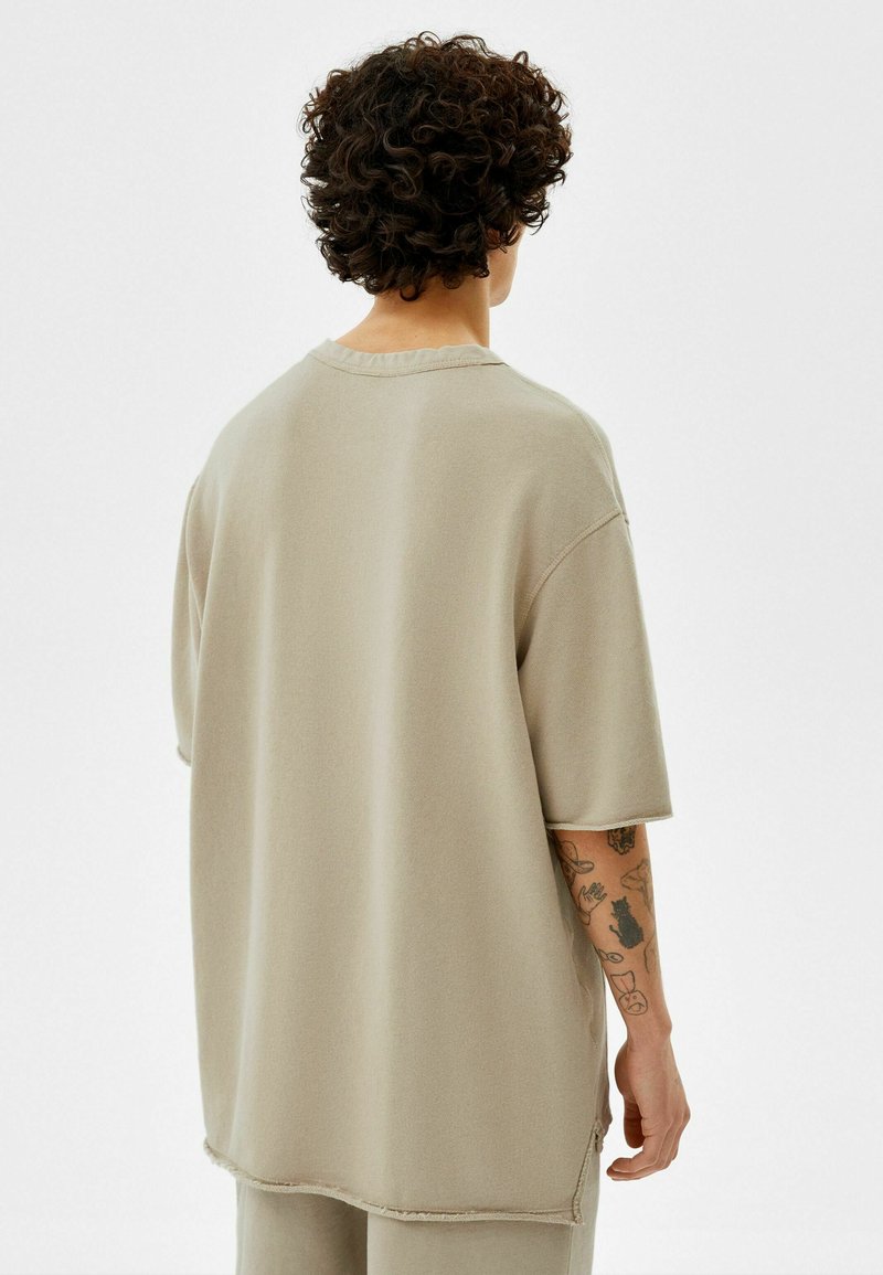 Herren T-Shirts basic | Bershka FADED T-Shirt basic moon washed/moonwash denim - DV22143 Herren T-Shirts basic | Bershka FADED T-Shirt basic moon washed/moonwash denim - DV22143